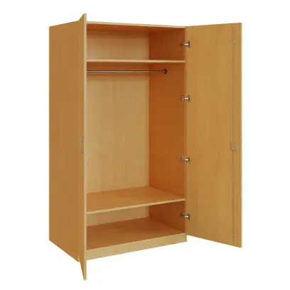 Q 22-100 skříň šatní, 2-dvéřová, 1000x600x1800mm, buk royal